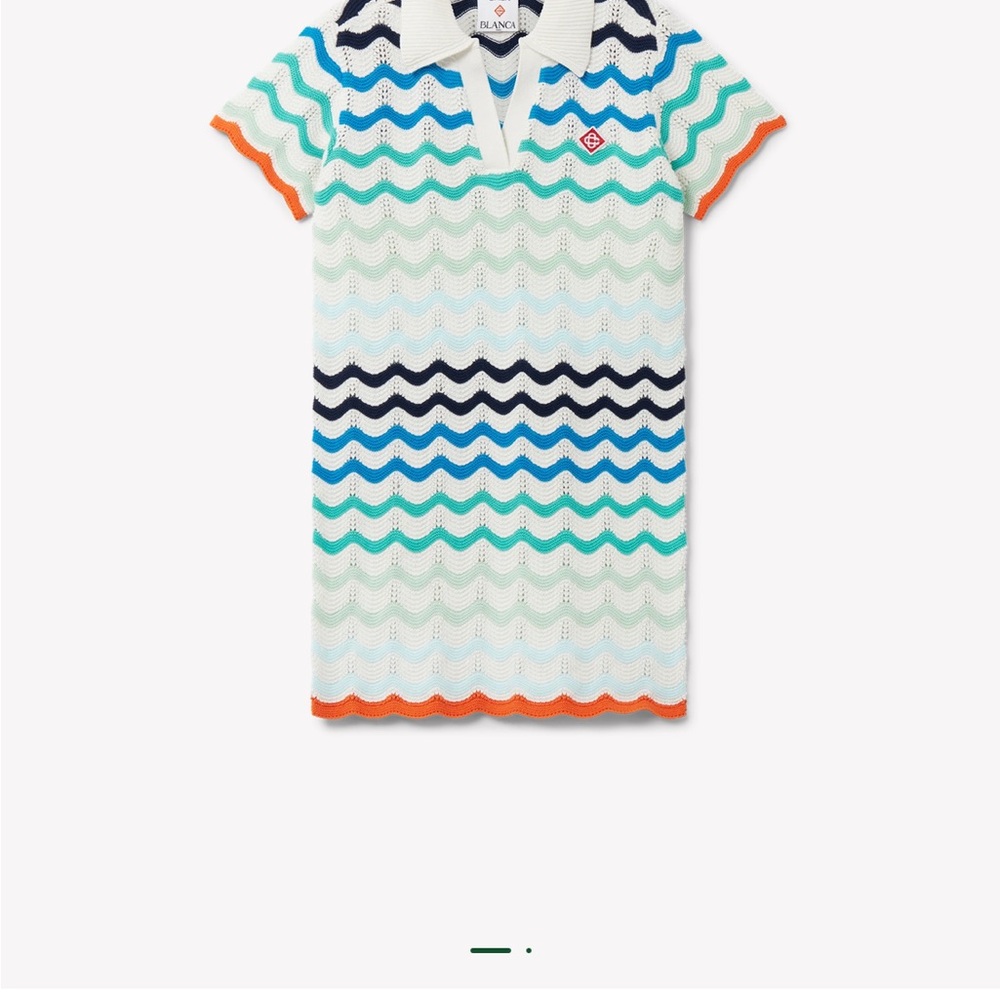Colorful Striped Knit Dress